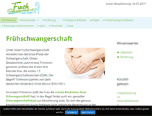 Tablet Screenshot of fruehschwangerschaft.net